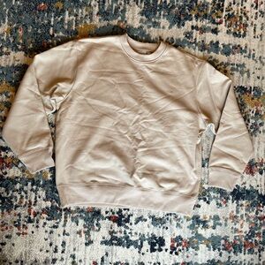 Men's Classic Adidas Cream Crewneck